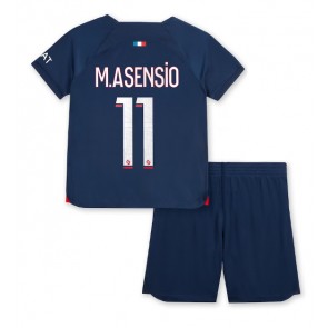 Paris Saint-Germain Marco Asensio #11 Hemmakläder Barn 2023-24 Kortärmad (+ Korta byxor)